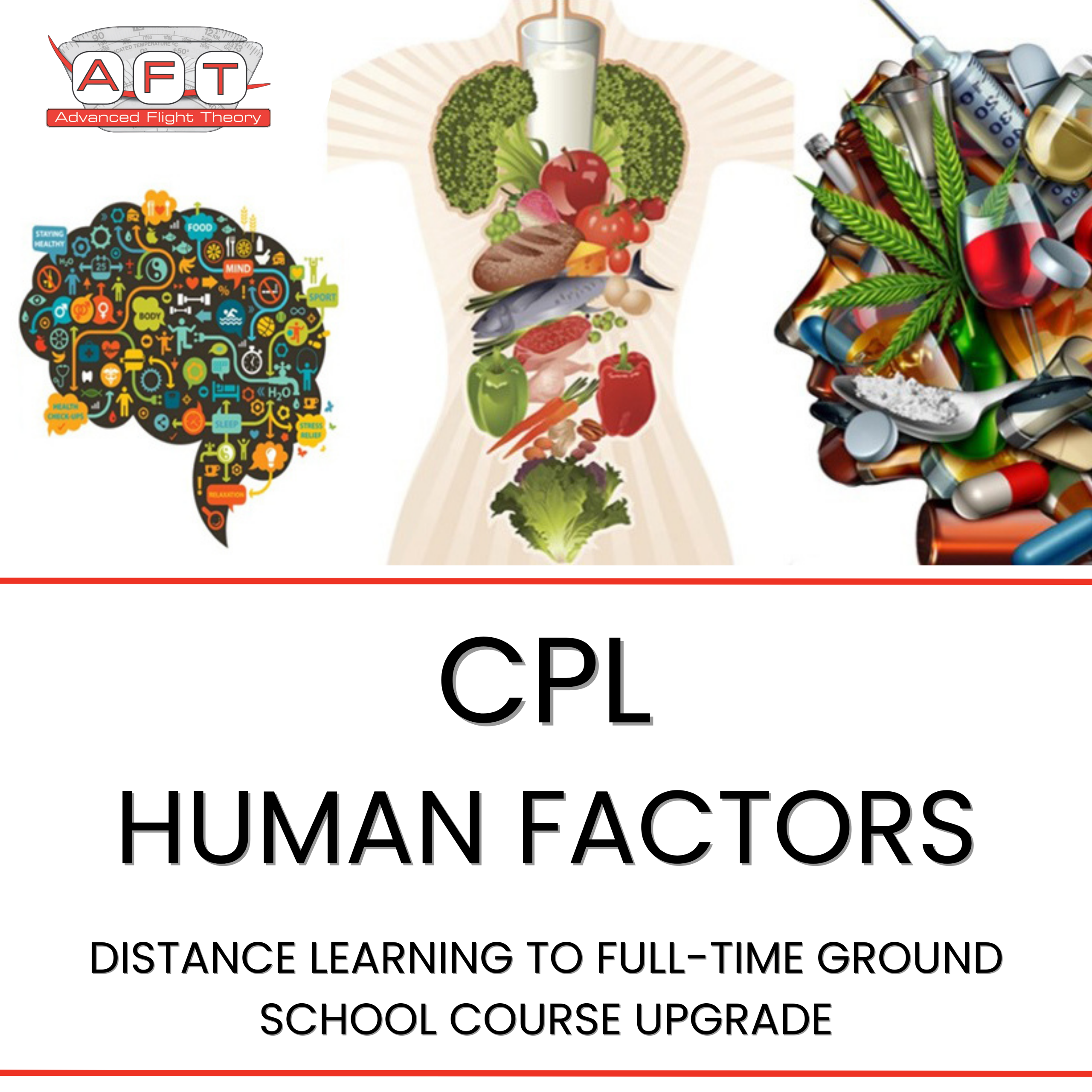 CPL(H) Human Factors (CHUF) Distance Learning to Full-Time Ground School Upgrade $810 (Deposit $100)