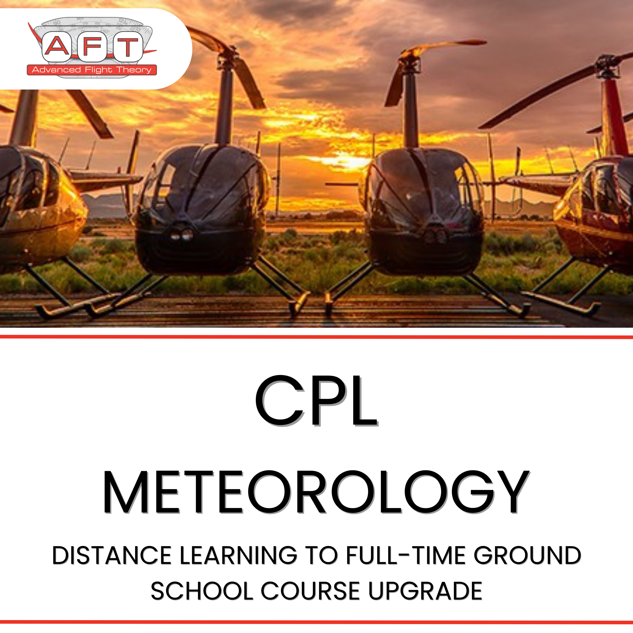 CPL(H) Meteorology (CMET) Distance Learning to Full-Time Ground School Upgrade $1035 (Deposit $100)
