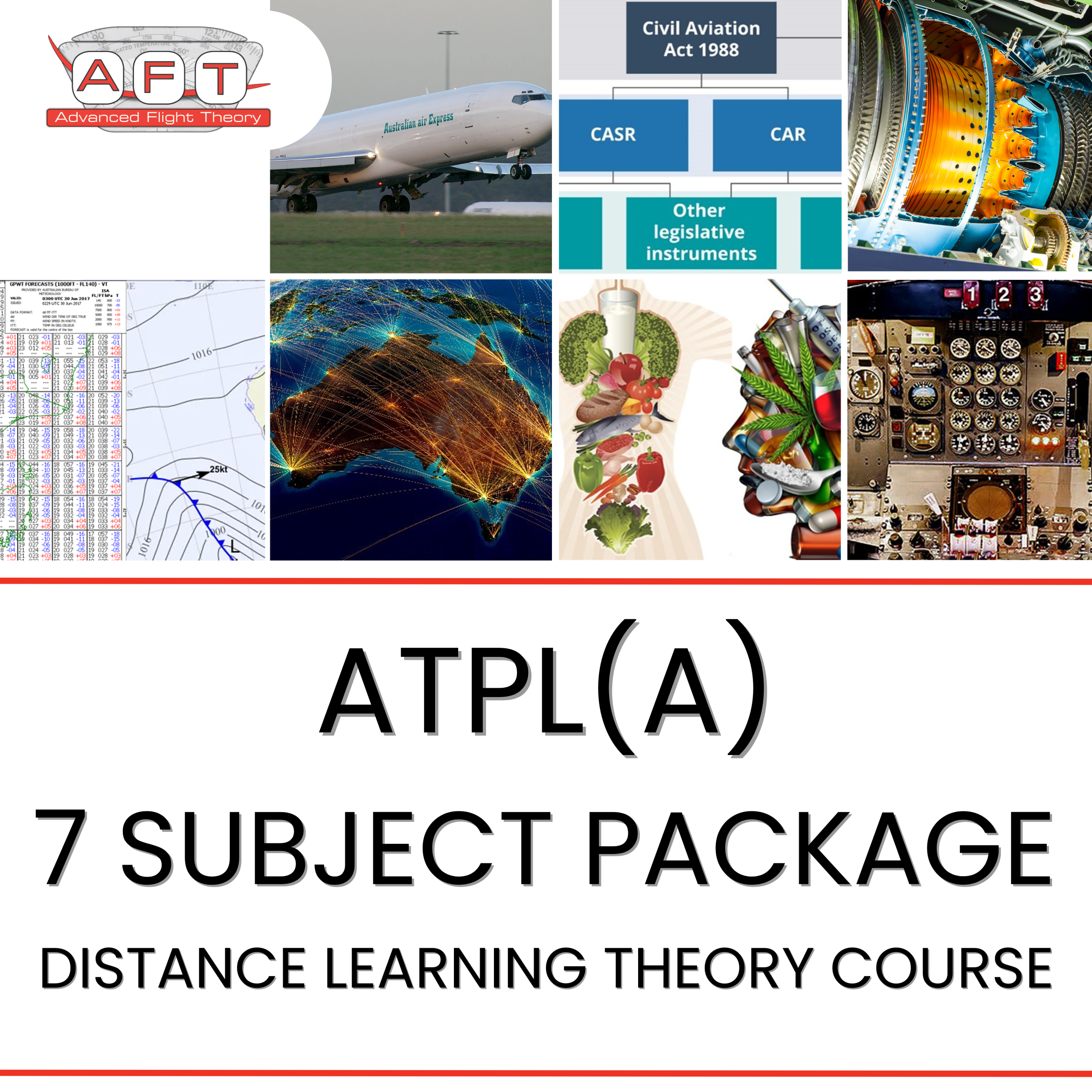 ATPL(A) 7 Subject Distance Learning Course Package