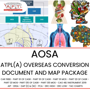 AOSA Overseas ATPL Aeroplane Conversion Document and Map Package